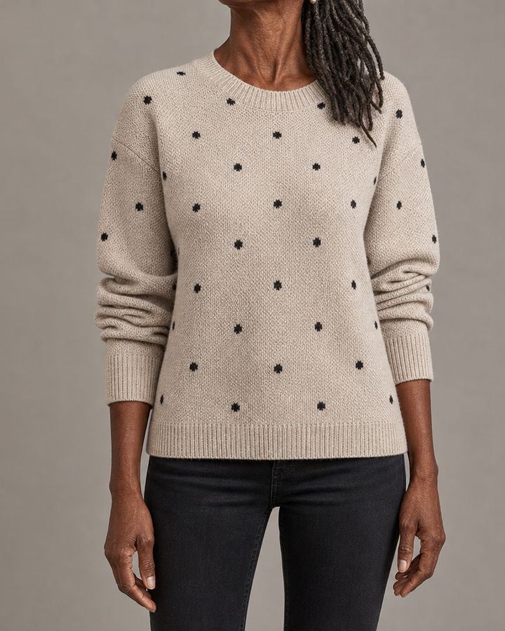 Romy | Cozy Dot Sweater