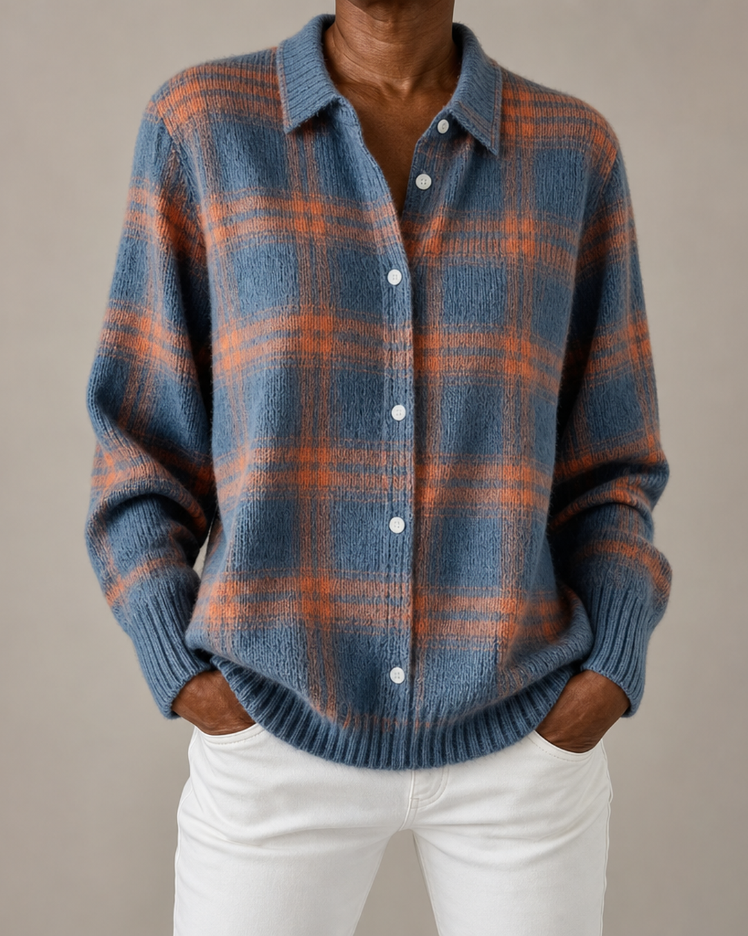 Avondale | Plaid Button-up Cardigan