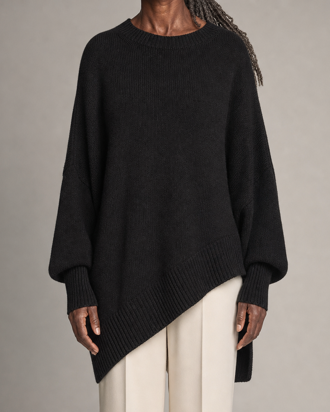 Lucinda | Relaxed Knit Poncho