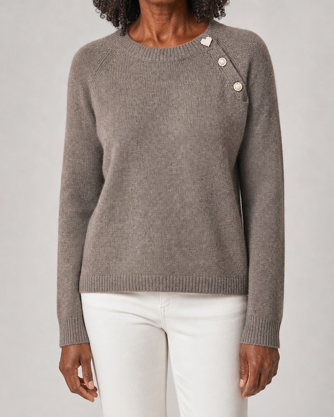 Hilarina | Long Sleeve Knitted Sweater