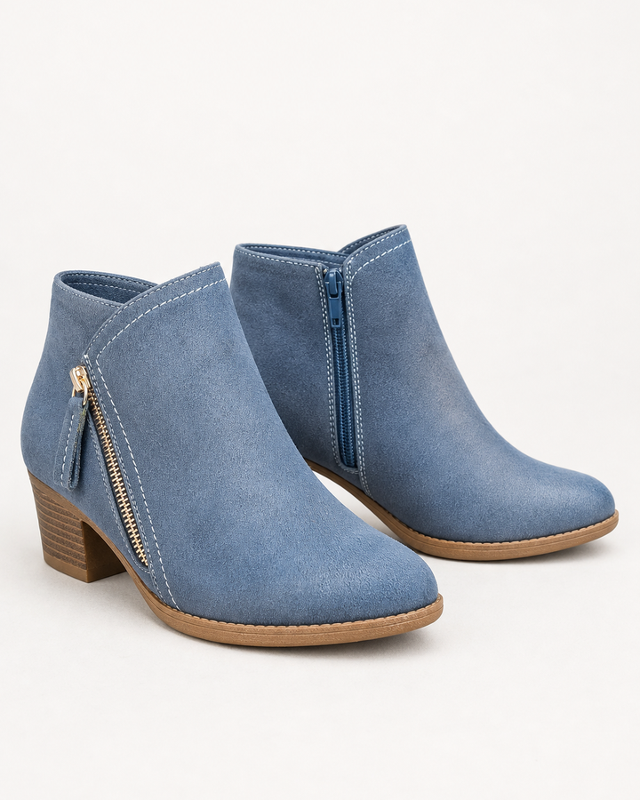 Maureen | Suede Wide-Fit Short Boot