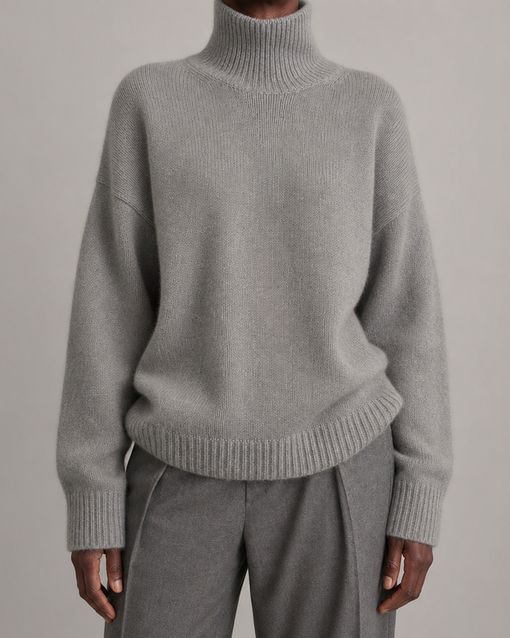 Monika | High Collar Sweater