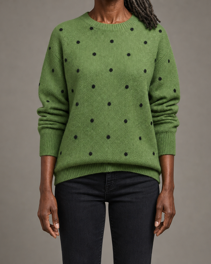Romy | Cozy Dot Sweater
