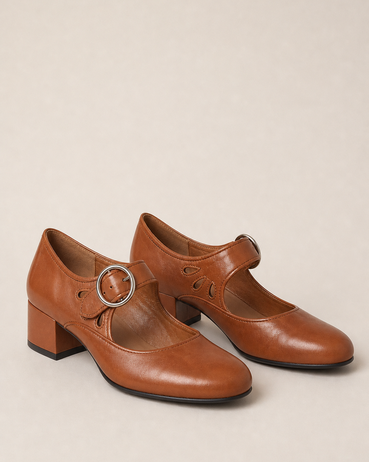 Hallie | Leather Comfort Sandals