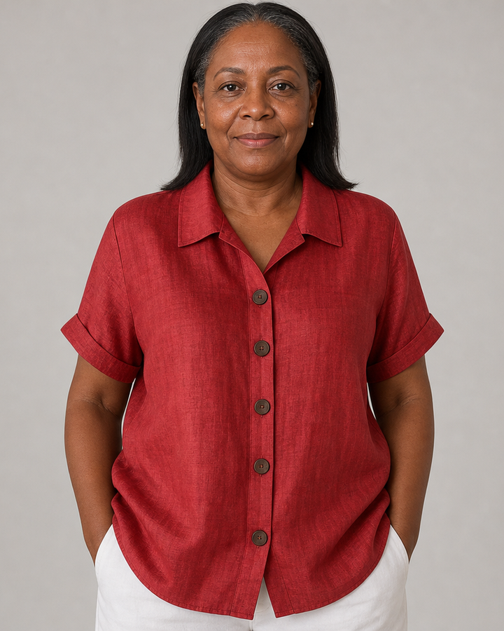Gracie | Relaxed Short Sleeve Women’s Shirt