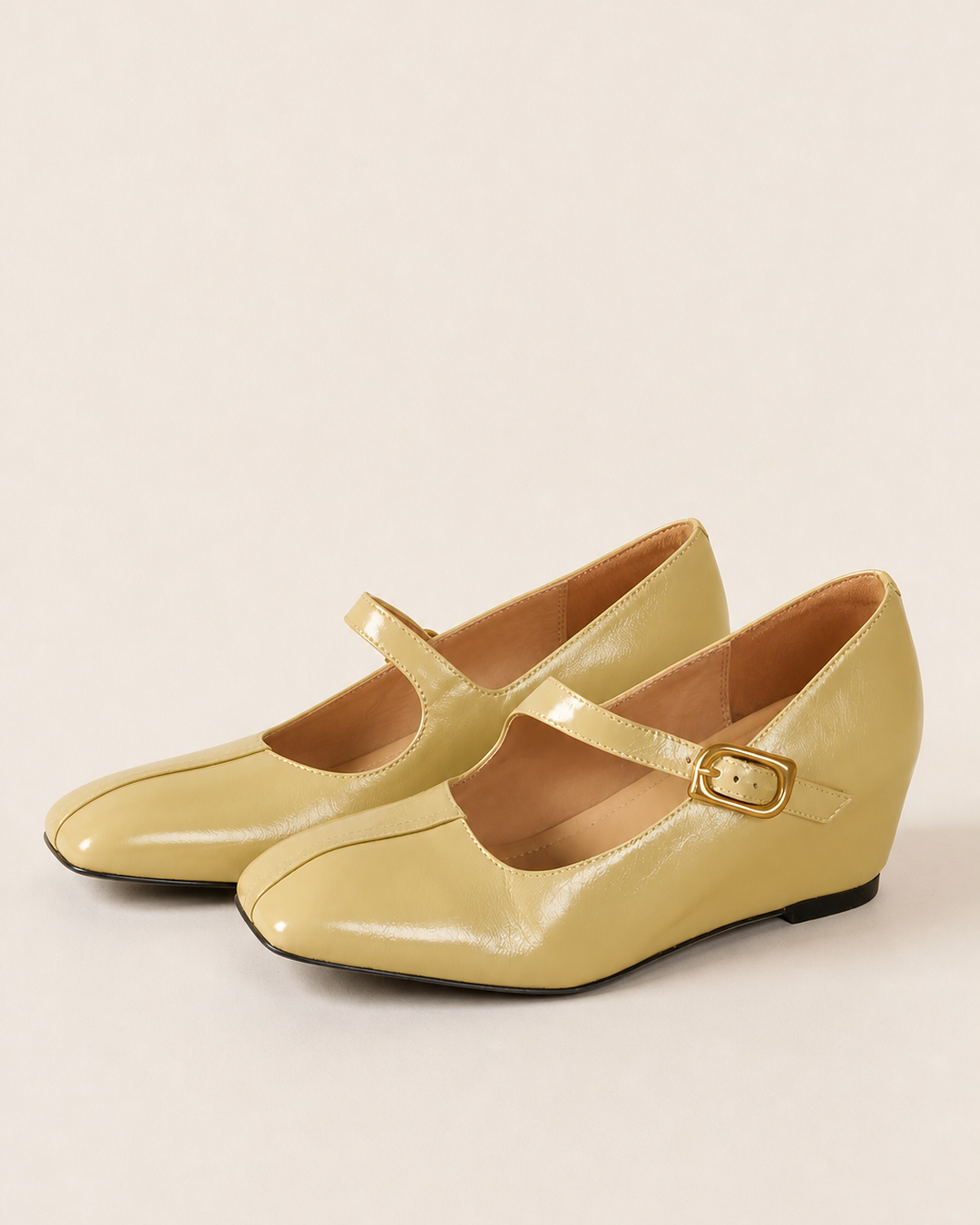 Miriam | Genuine Leather Mary Jane Heels