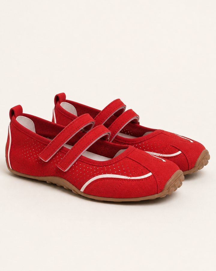 Merle | Double-buckle Mary Jane Flat