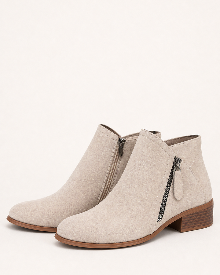 Maureen | Suede Wide-Fit Short Boot