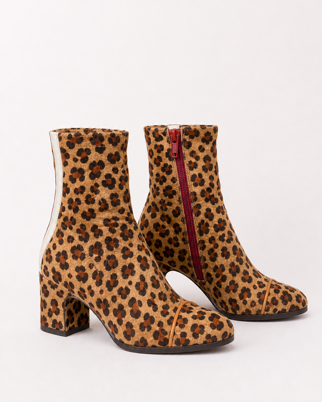 Marlow | Suede Block-Heel Square-Toe Ankle Boot