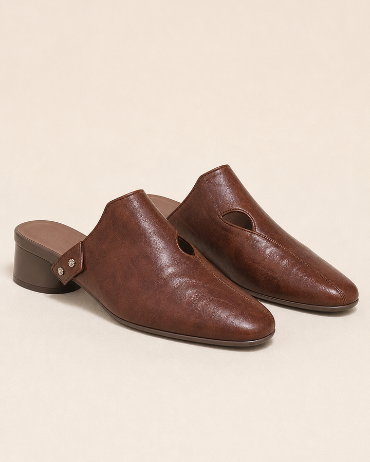 Maude | Genuine Leather Mules