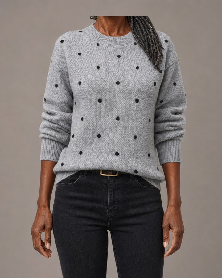 Romy | Cozy Dot Sweater