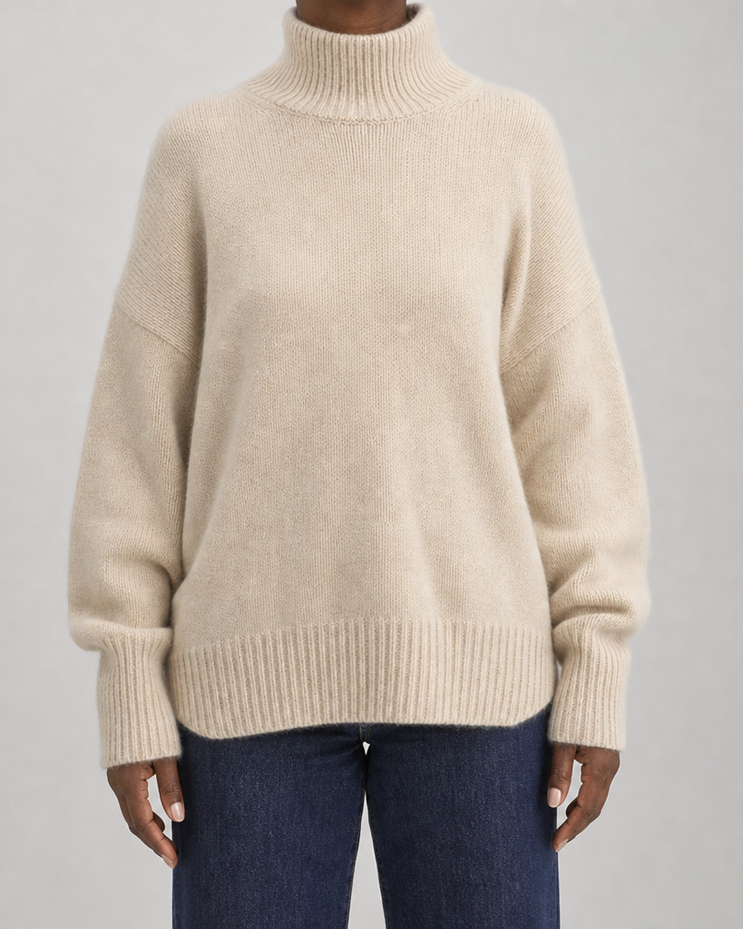 Monika | High Collar Sweater