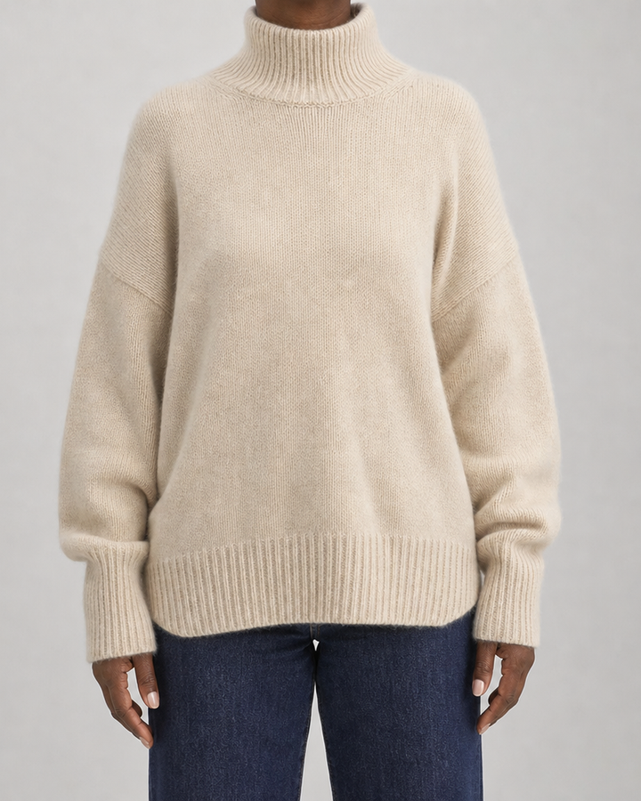Monika | High Collar Sweater