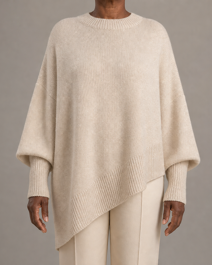 Lucinda | Relaxed Knit Poncho