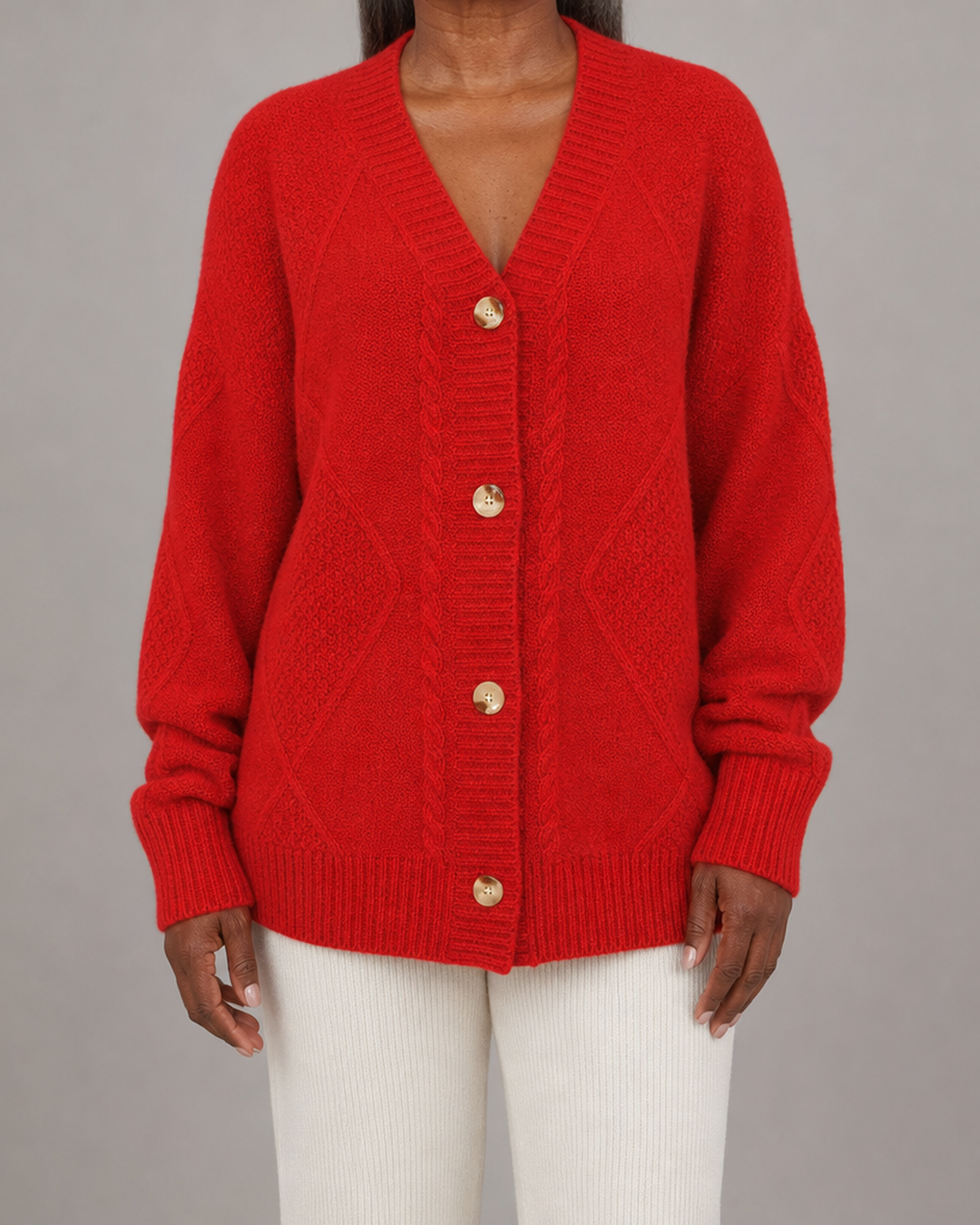 Reagan | Cable Cardigan