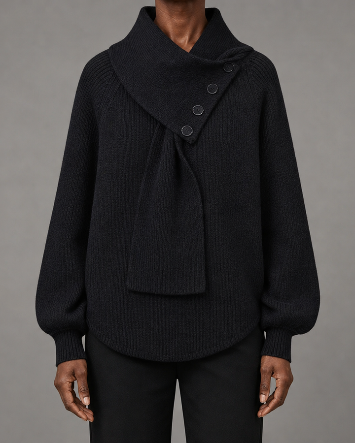 Imogen | Cozy Scarf-neck Sweater