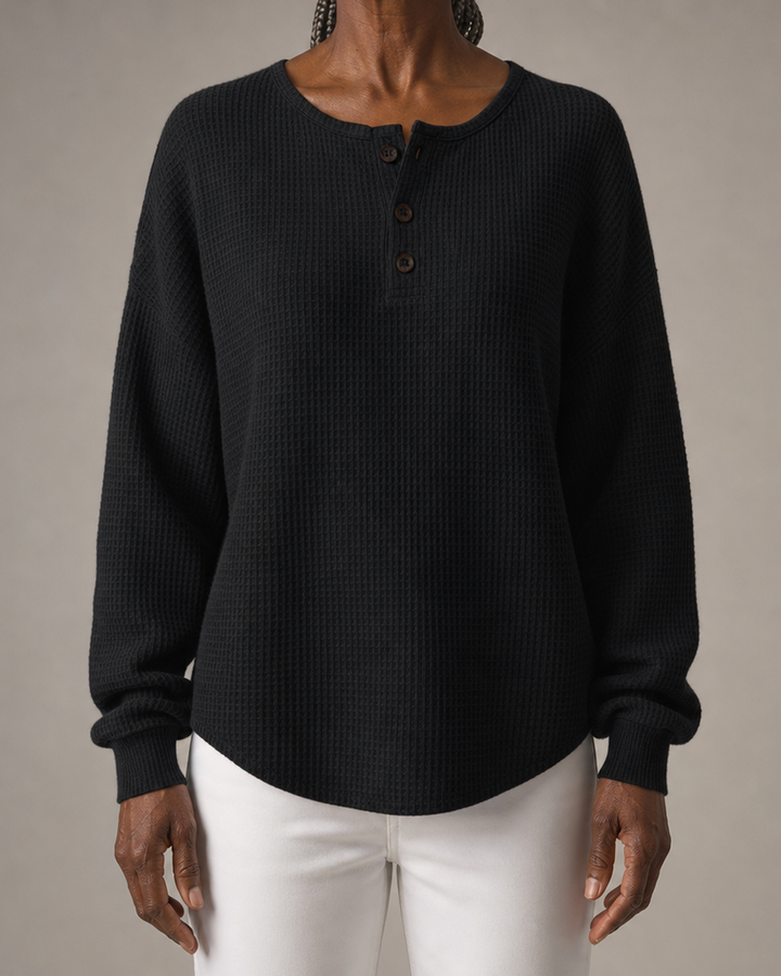 Alexa | Cozy Waffle Sweater