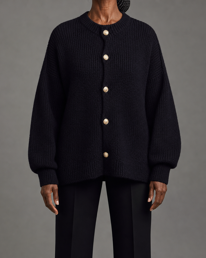 Aveline Braided Cable Knit Cardigan