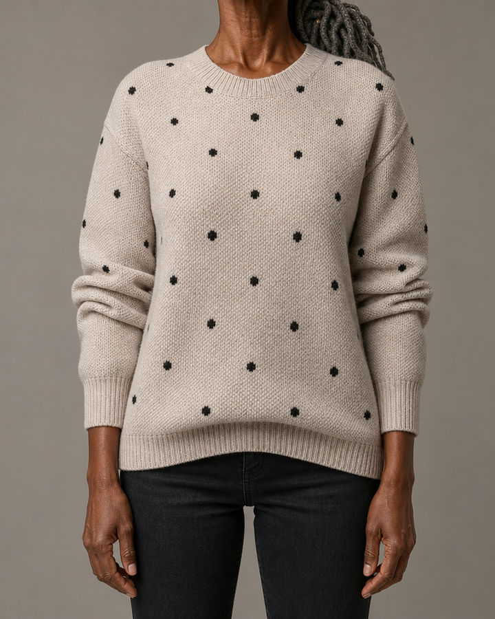 Romy | Cozy Dot Sweater