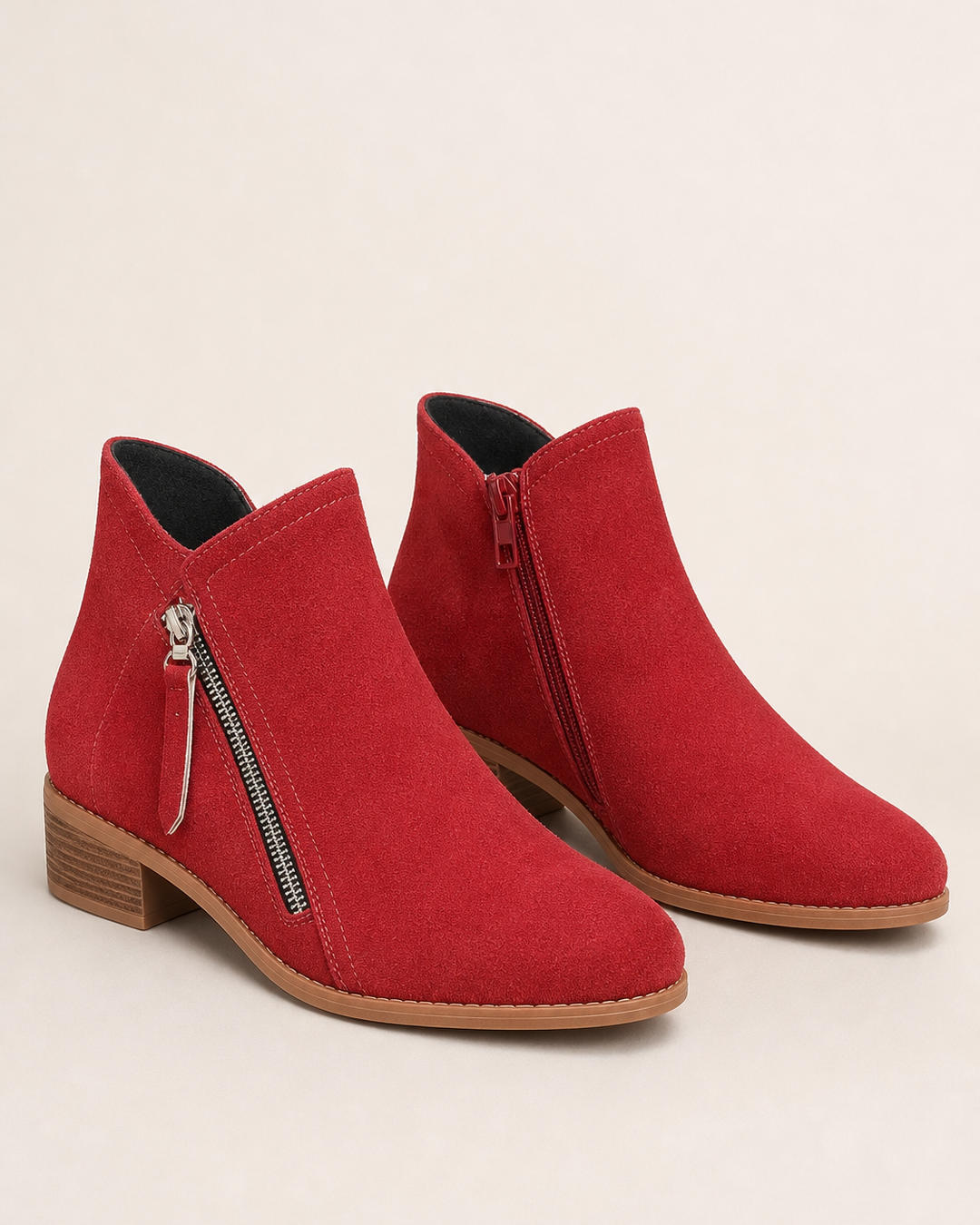 Maureen | Suede Wide-Fit Short Boot