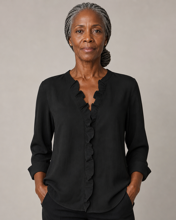 Chloe | Lightweight V-Neck Blouse