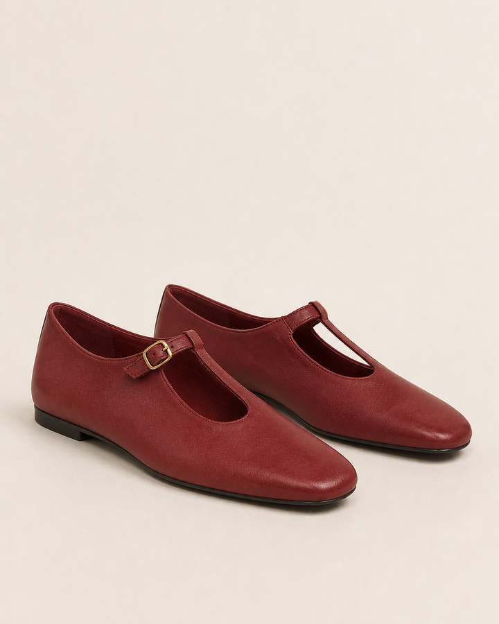 Jocelyn | High-Vamp Mary Jane Flats