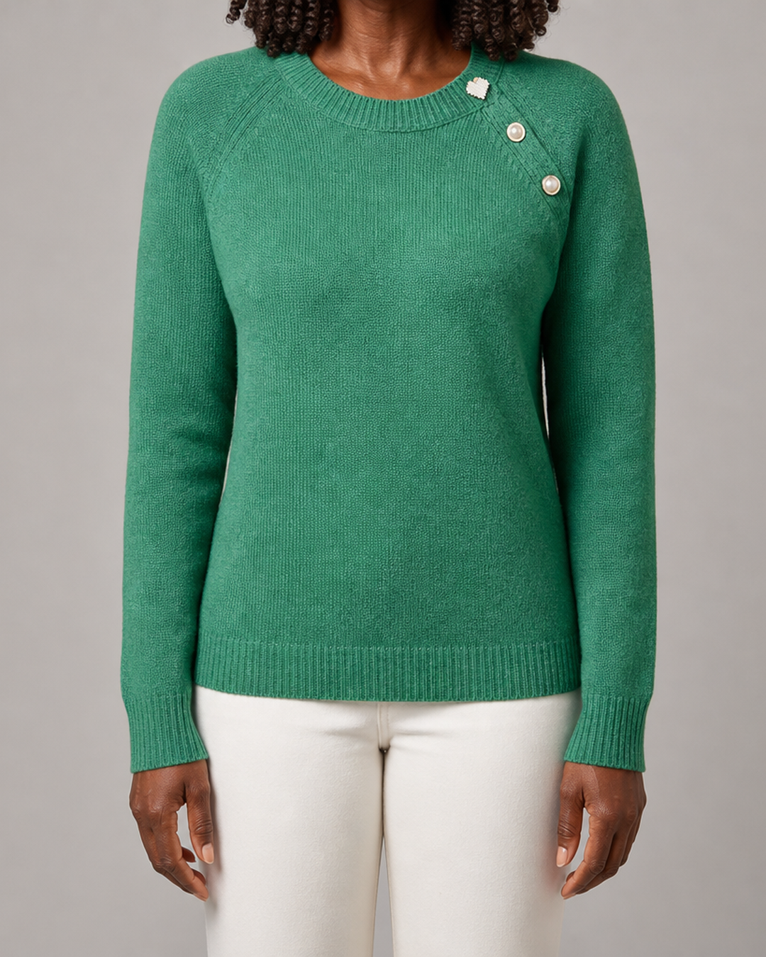 Hilarina | Long Sleeve Knitted Sweater