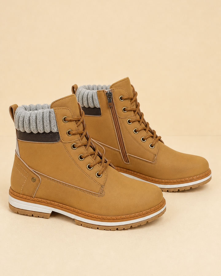 Nadia | Flat Wide-fit Ankle Boot