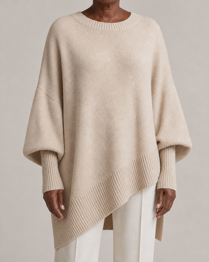 Lucinda | Relaxed Knit Poncho