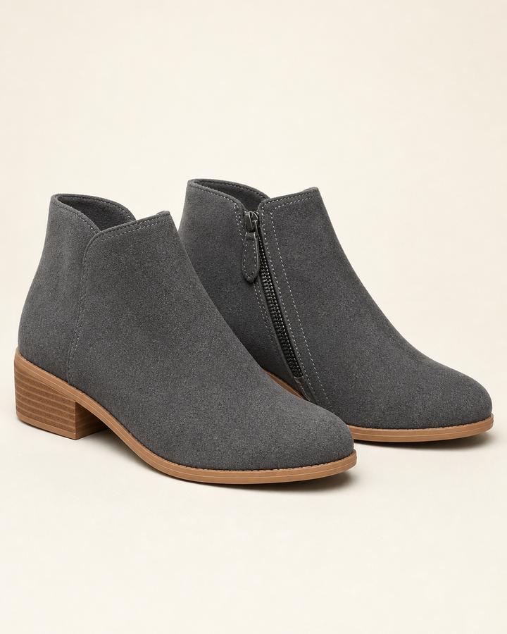 Maureen | Suede Wide-Fit Short Boot
