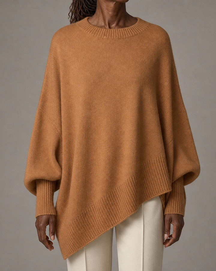 Lucinda | Relaxed Knit Poncho