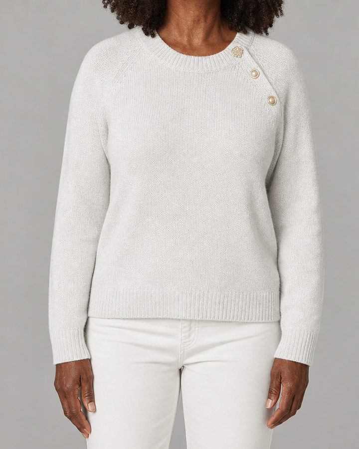 Hilarina | Long Sleeve Knitted Sweater