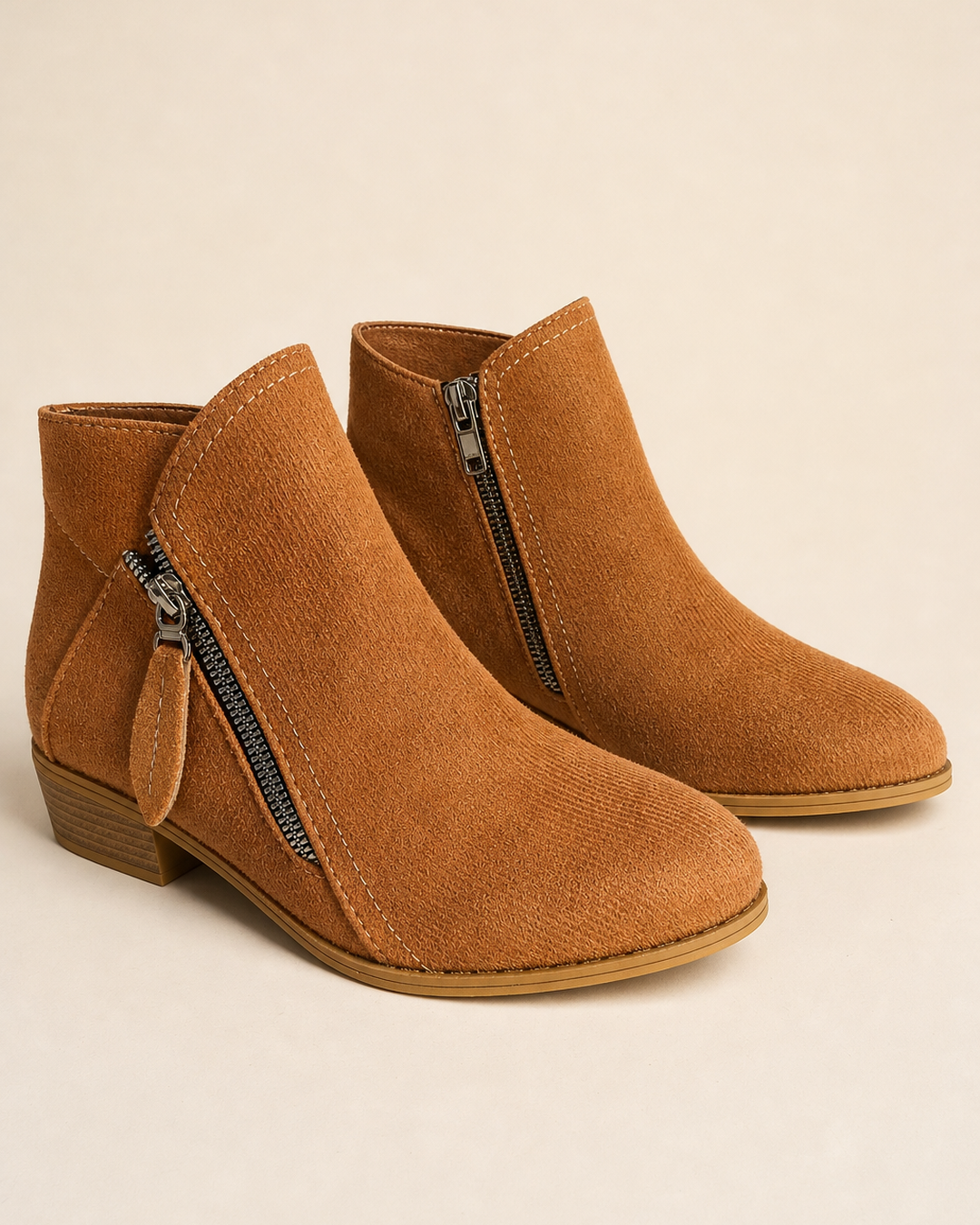 Maureen | Suede Wide-Fit Short Boot