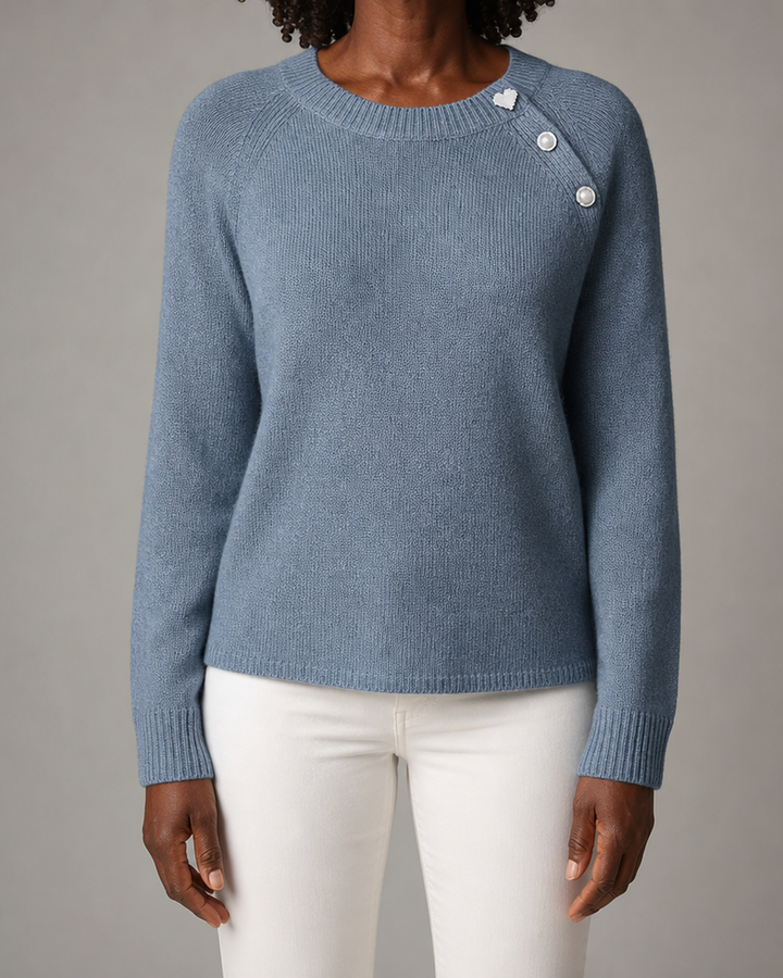 Hilarina | Long Sleeve Knitted Sweater