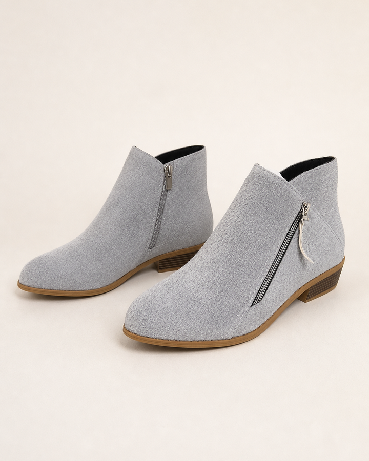 Maureen | Suede Wide-Fit Short Boot