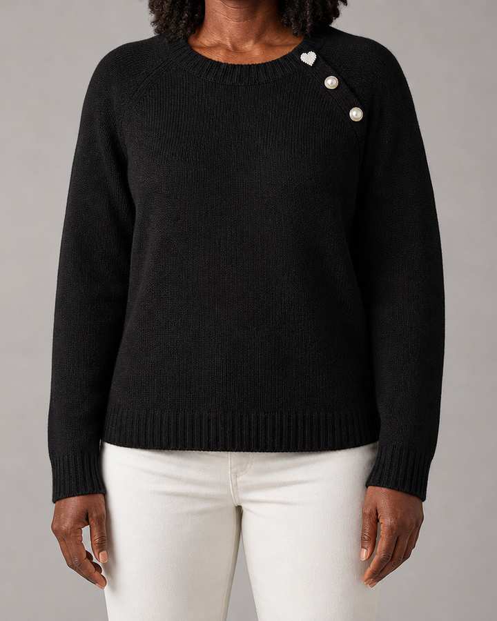 Hilarina | Long Sleeve Knitted Sweater