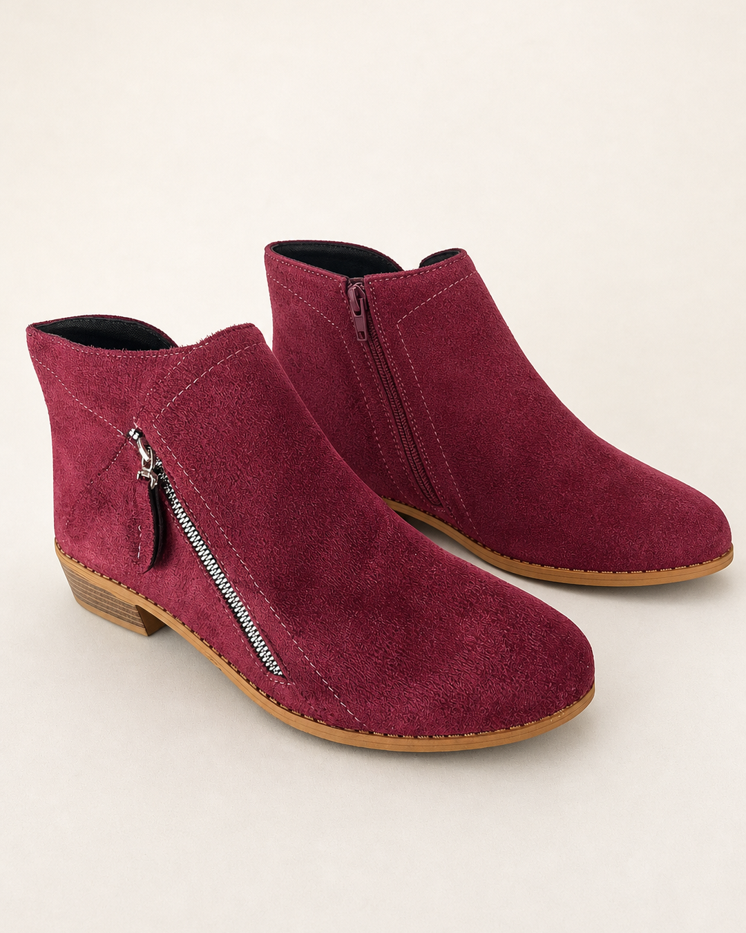 Maureen | Suede Wide-Fit Short Boot