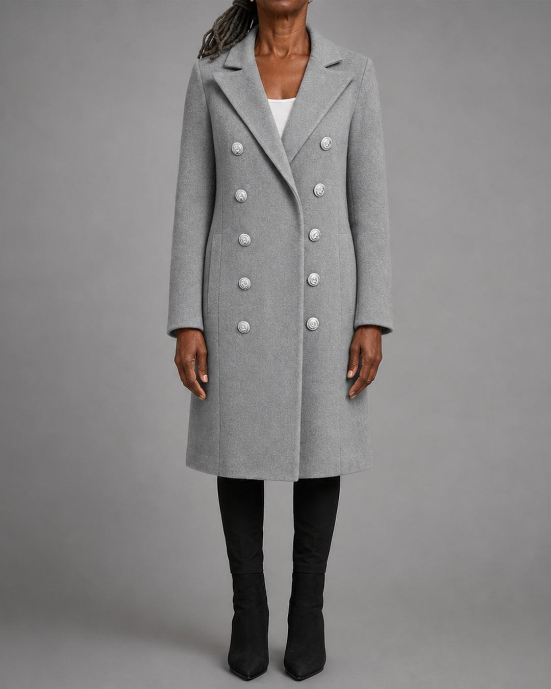 Korean | Streetwear Wool Coat Women Stylish Long Sleeve Autumn Jacket