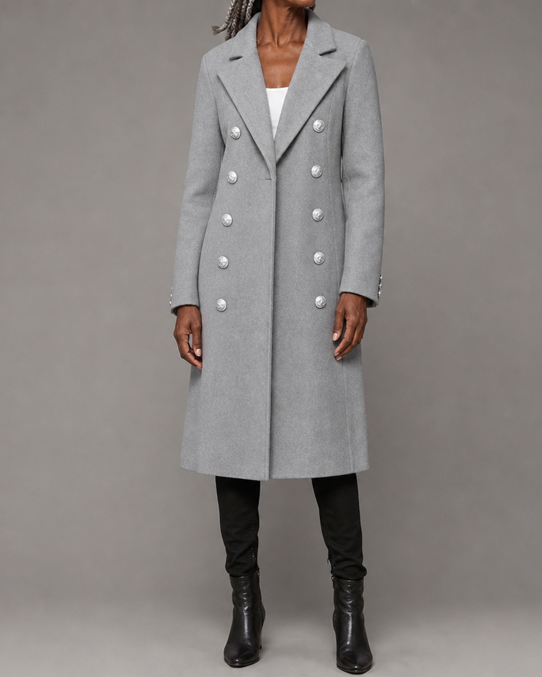 Korean | Streetwear Wool Coat Women Stylish Long Sleeve Autumn Jacket