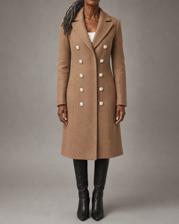 Korean | Streetwear Wool Coat Women Stylish Long Sleeve Autumn Jacket