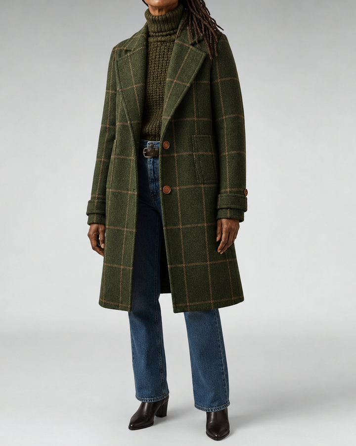 Lauren | Classic Checkered Coat