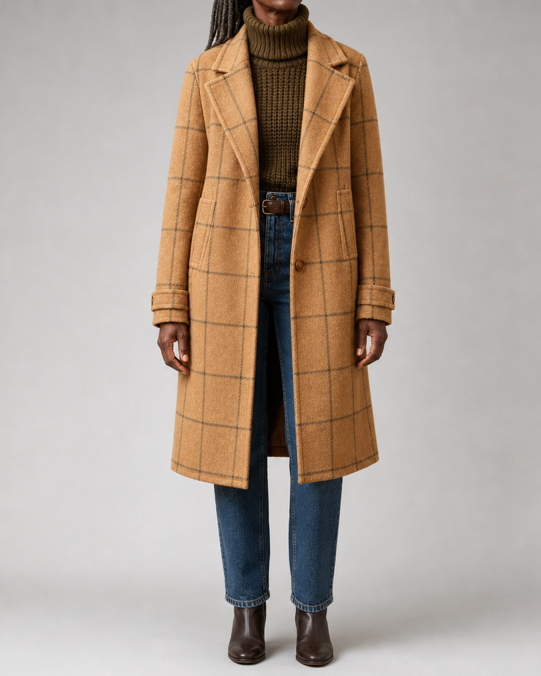 Lauren | Classic Checkered Coat