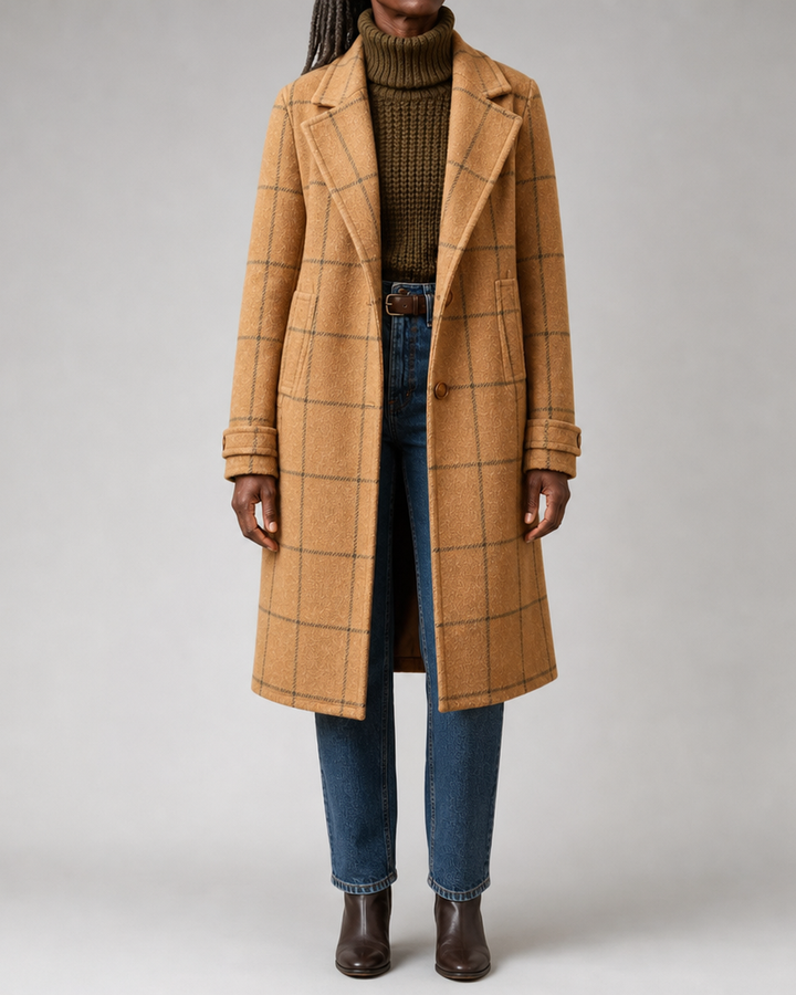 Lauren | Classic Checkered Coat