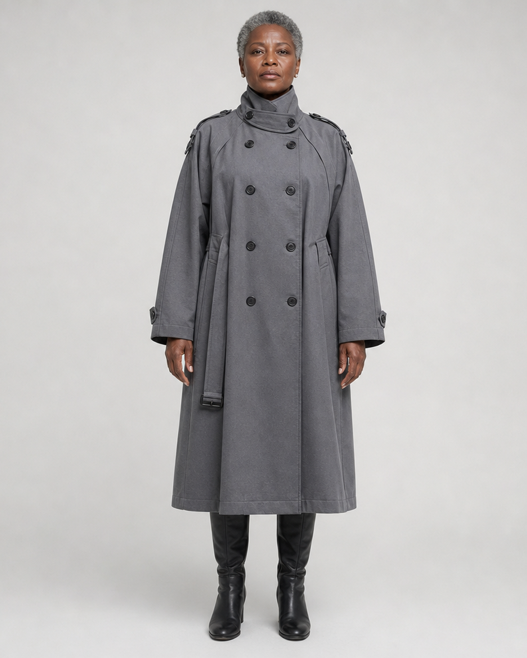 Women | Oversized Long Trench Coat