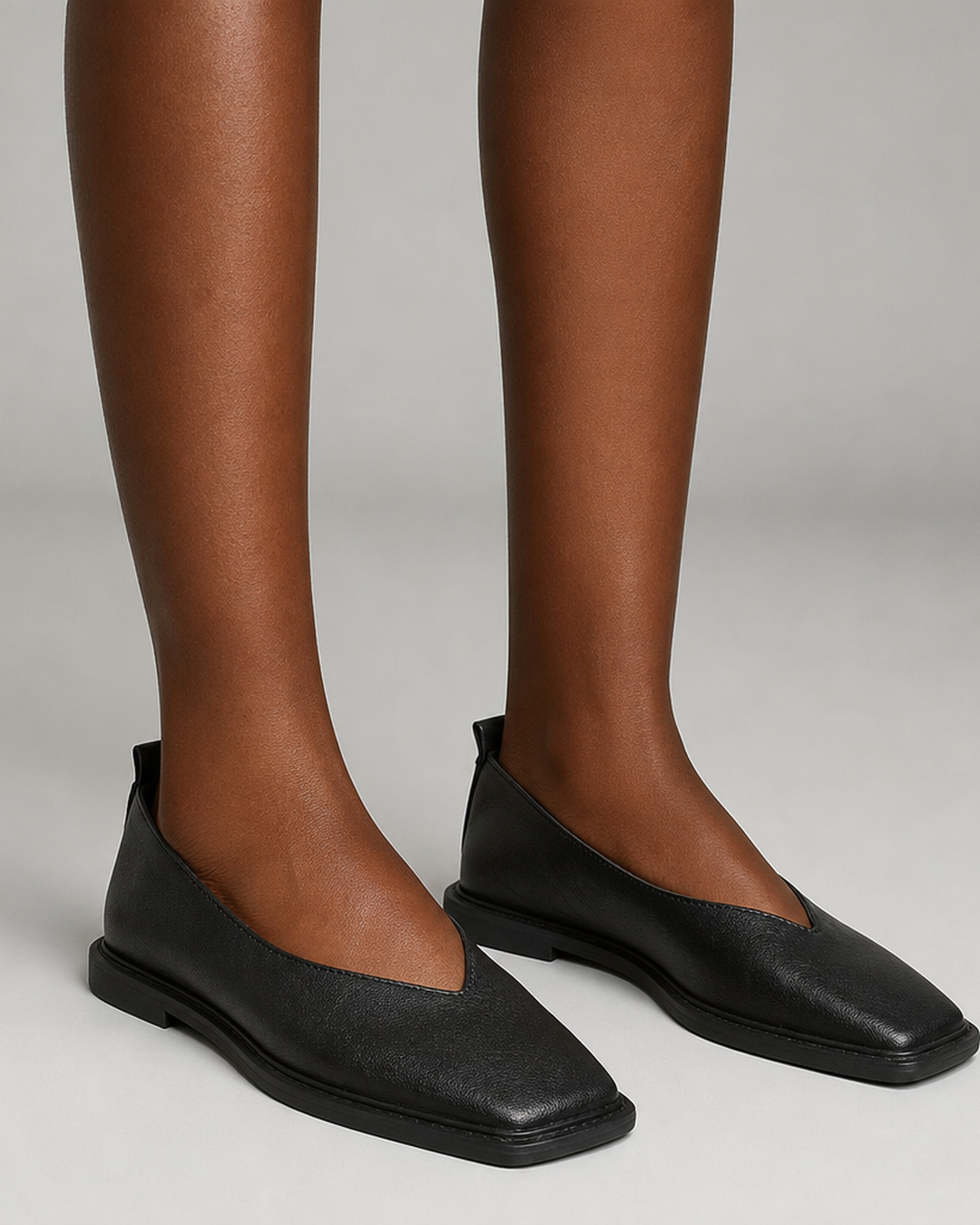 Fay | Sculpted Square-Toe Flats