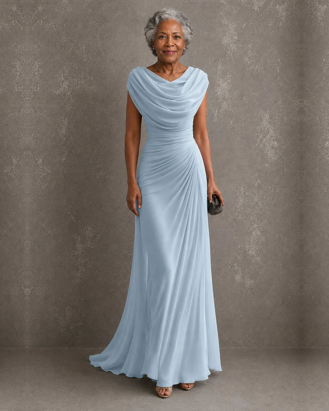 Jenna | Draped Maxi Dress