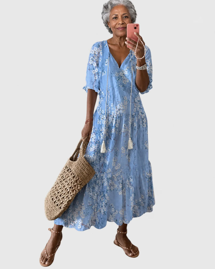 Amalia | Boho Vintage Maxi Dress