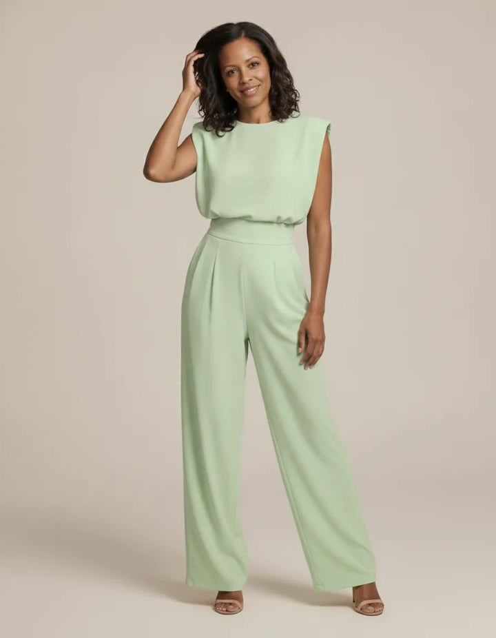 Clara | Belted Wide-Leg Jumpsuit