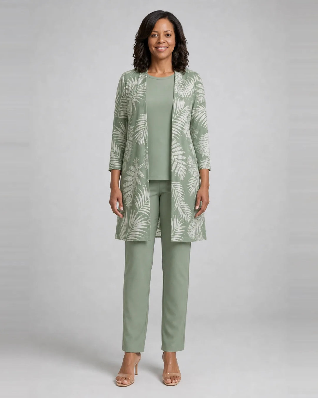 Jenilyn | Classic Elegance Three-Piece Set — Light Green