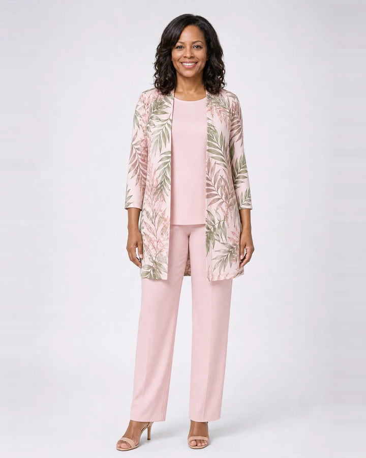 Jenilyn | Classic Elegance Three-Piece Set — Light Pink